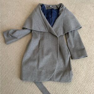 Bebe Gray and Navy Coat